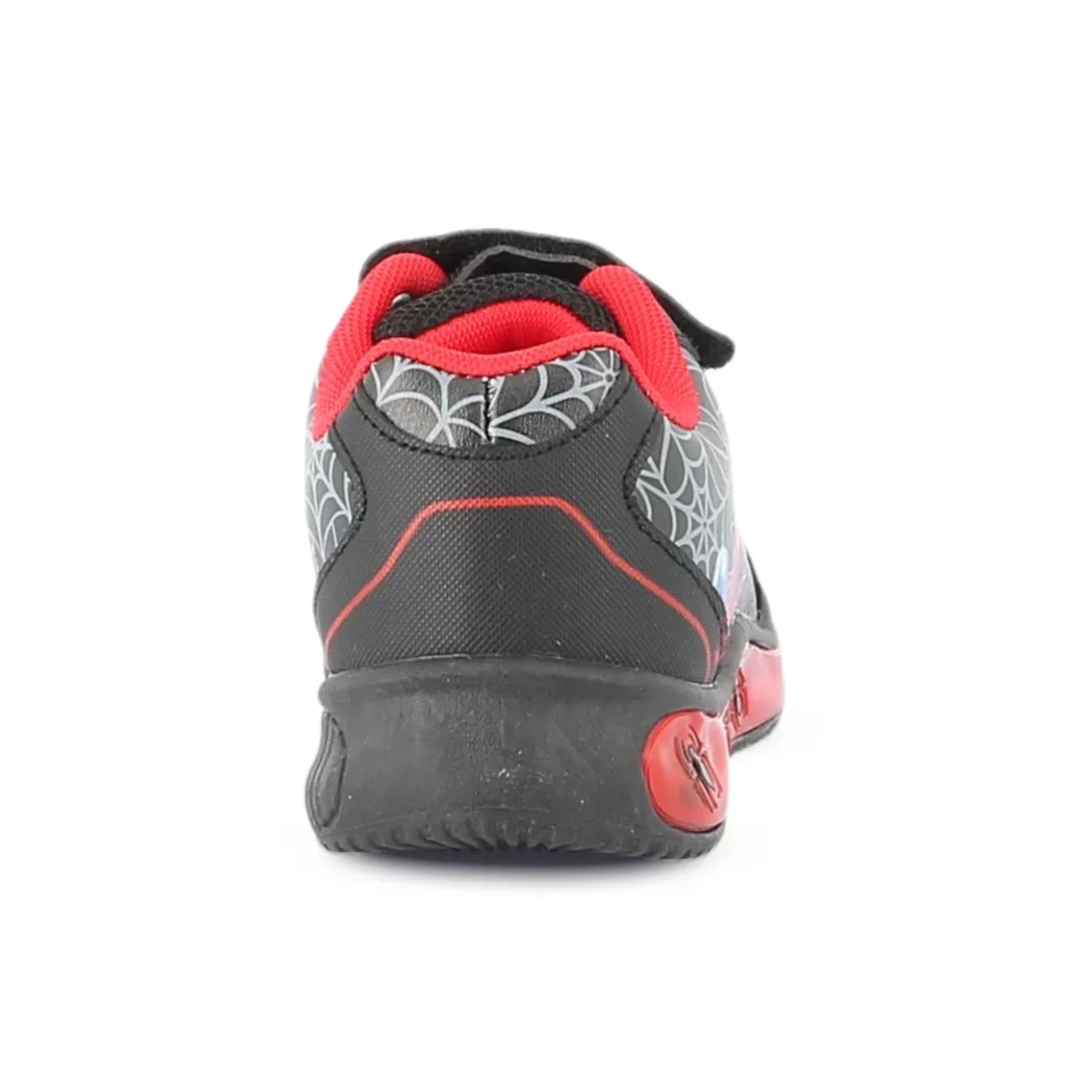 Image (3) de la chaussures Spiderman - Baskets Noir en Cuir synthétique