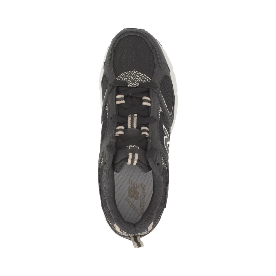 Image (6) de la chaussures New Balance - Baskets Noir en Cuir nubuck
