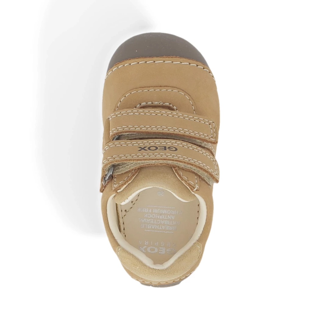 Image (6) de la chaussures Geox - Bottines Cuir naturel / Cognac en Cuir nubuck