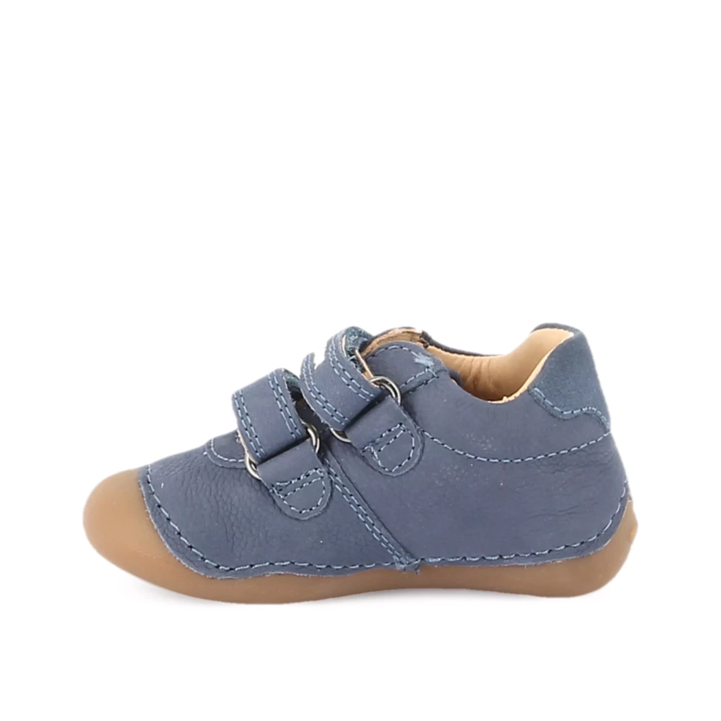 Image (4) de la chaussures Geox - Bottines Bleu en Cuir nubuck