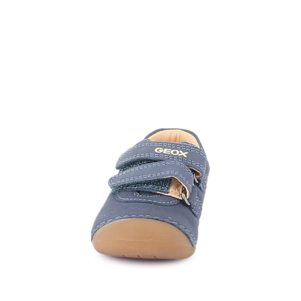Image (5) de la chaussures Geox - Bottines Bleu en Cuir nubuck