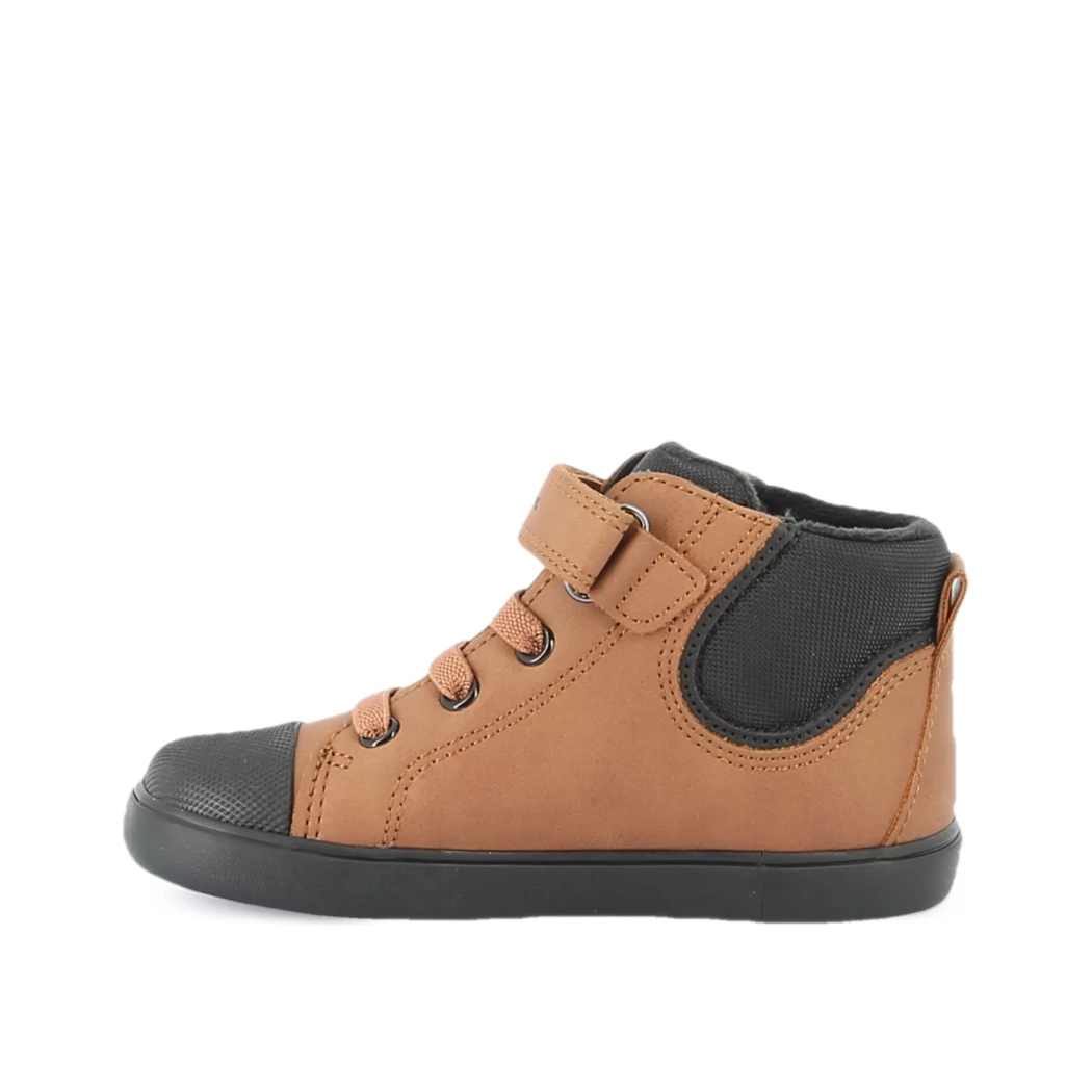 Image (4) de la chaussures Geox - Bottines Cuir naturel / Cognac en Cuir synthétique