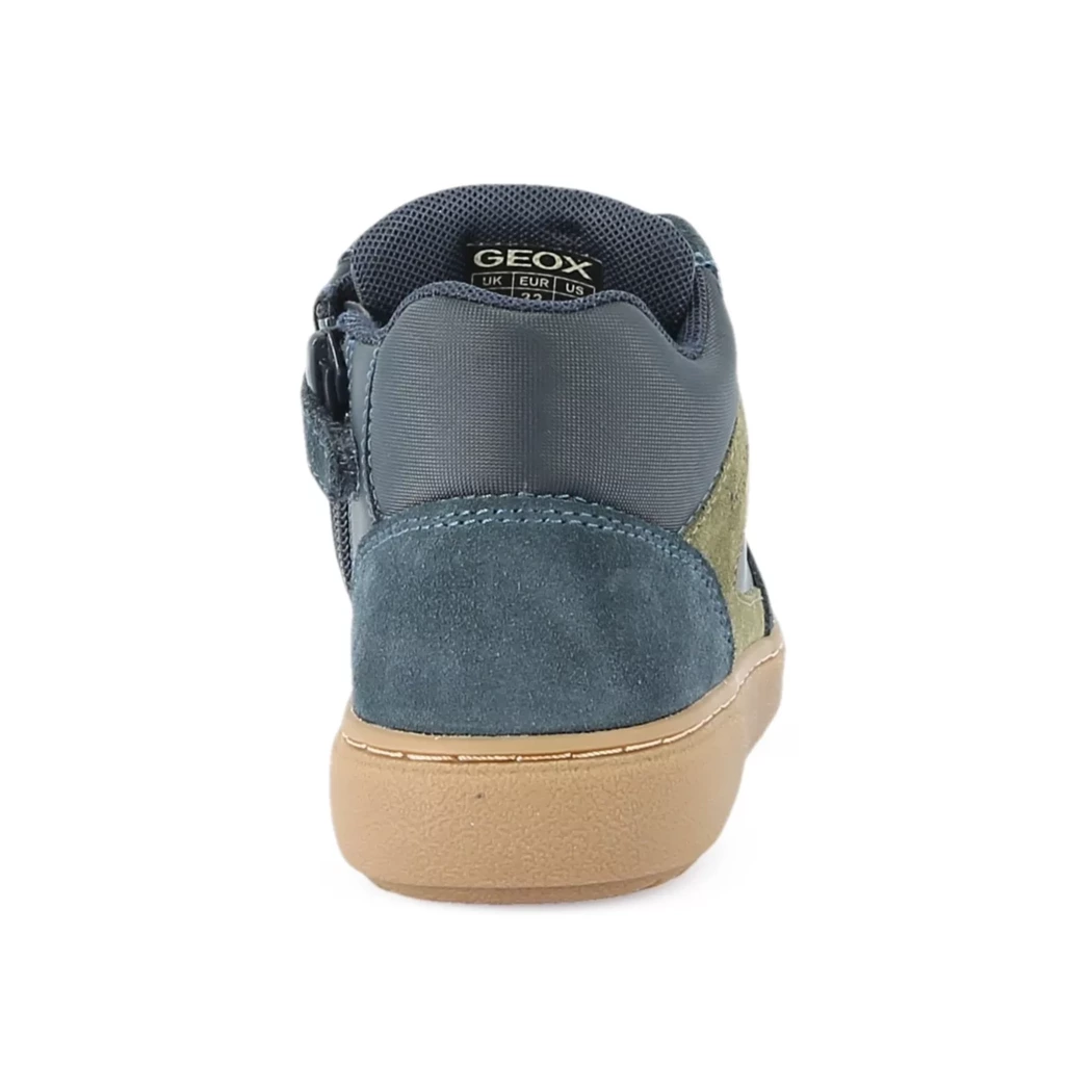 Image (3) de la chaussures Geox - Bottines Bleu en Cuir nubuck