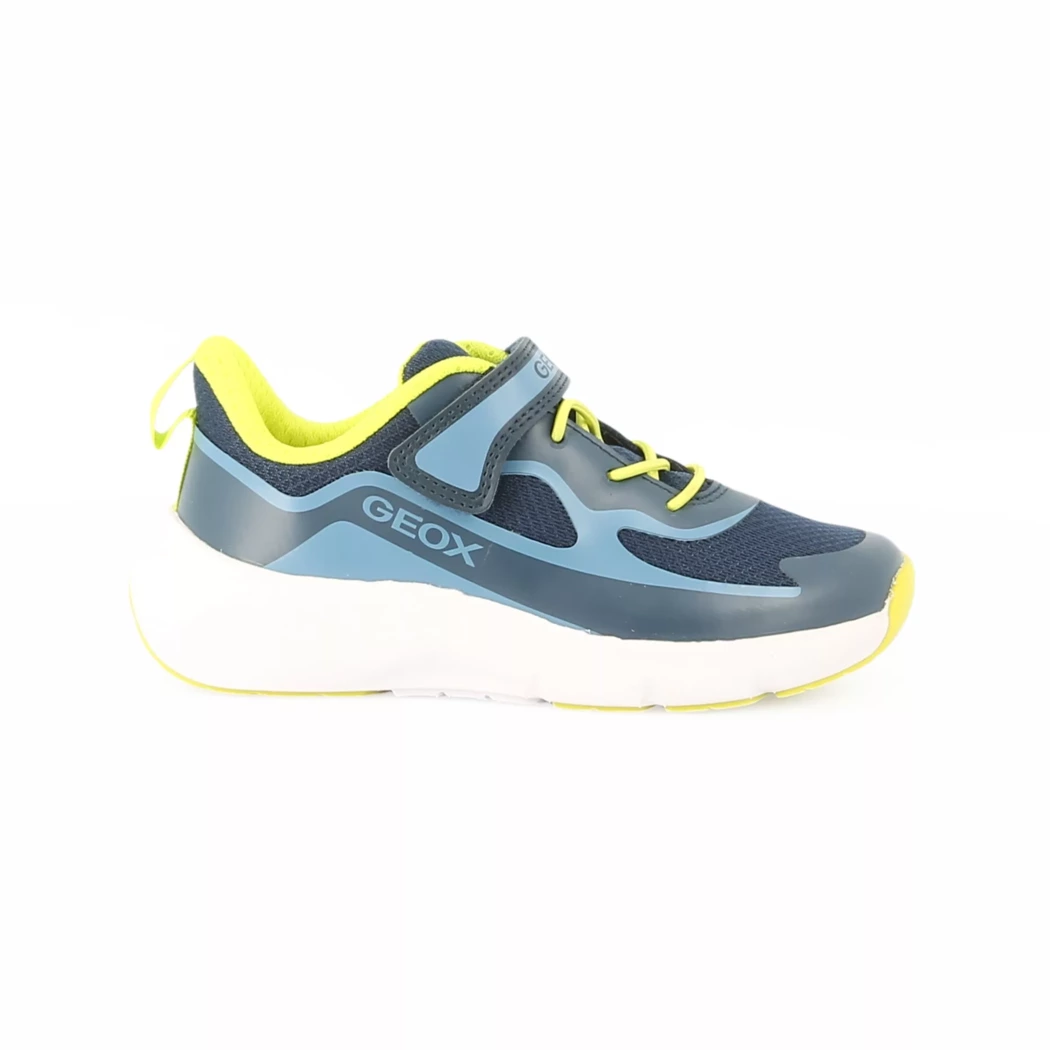 Image (2) de la chaussures Geox - Baskets Bleu en Cuir synthétique