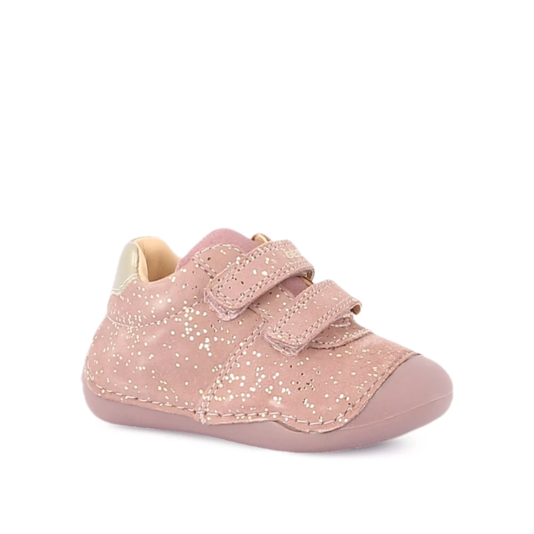 Image (1) de la chaussures Geox - Bottines Rose en Cuir nubuck