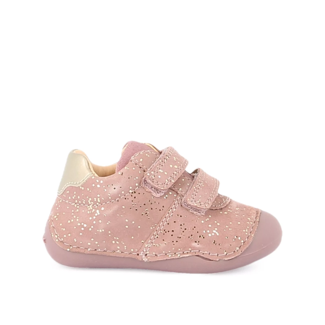 Image (2) de la chaussures Geox - Bottines Rose en Cuir nubuck
