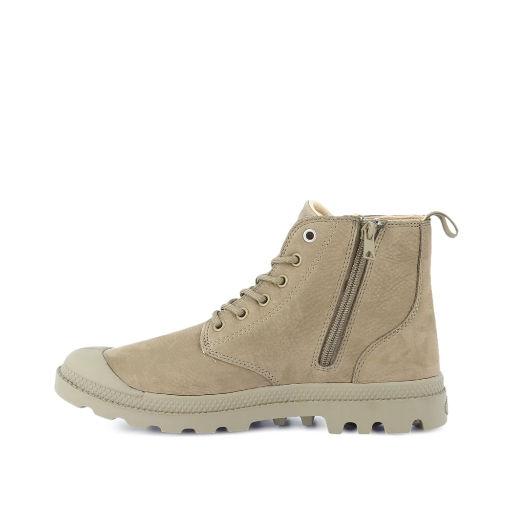 Image (4) de la chaussures Palladium - Bottines Vert en Cuir nubuck