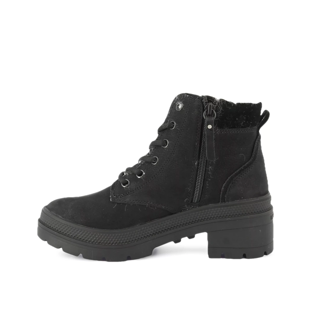 Image (4) de la chaussures Palladium - Bottines Noir en Cuir nubuck