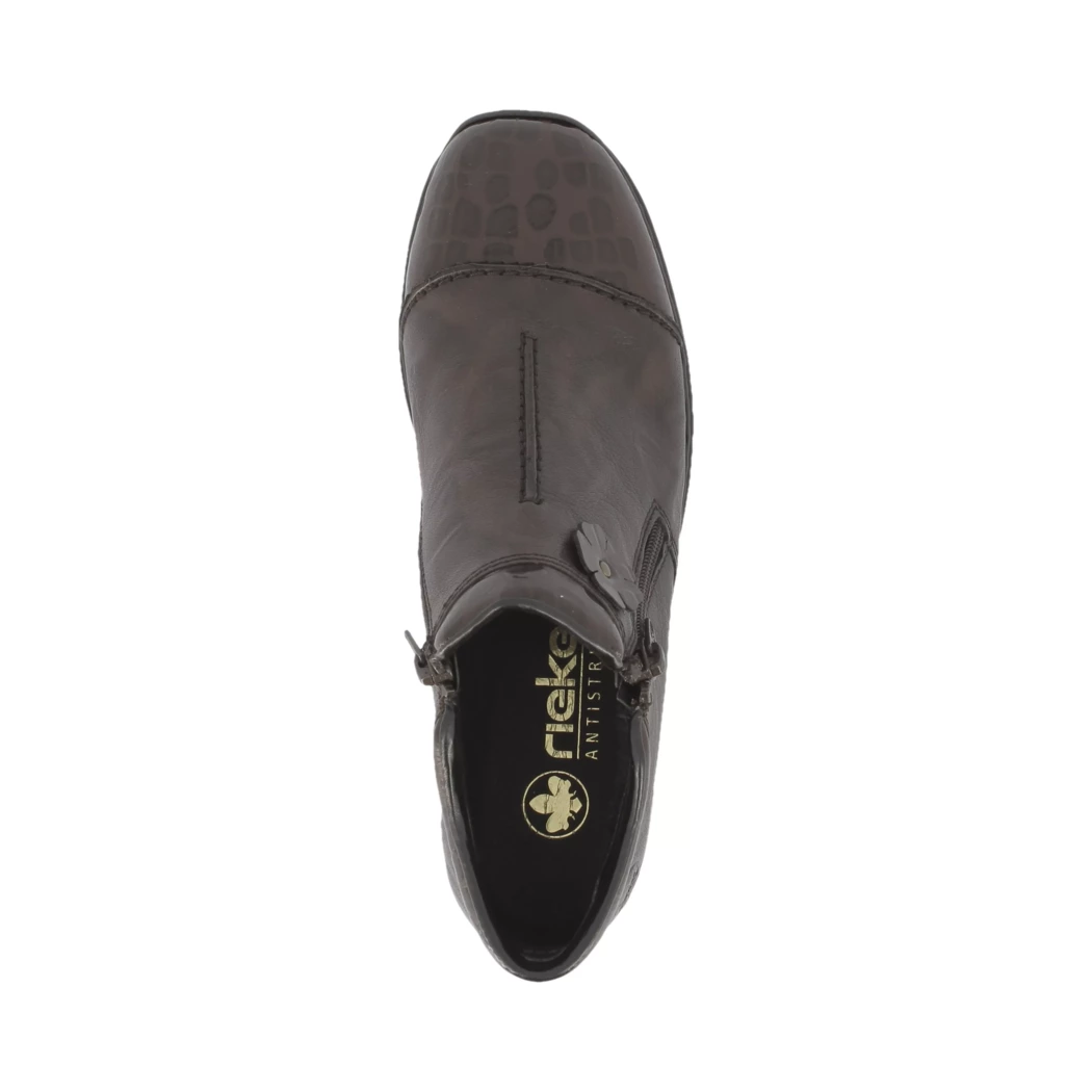 Image (6) de la chaussures Rieker - Boots Marron en Cuir