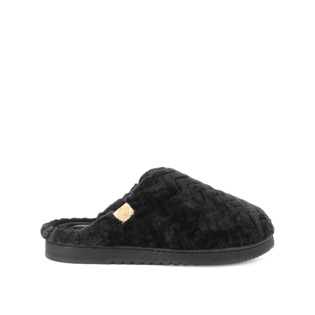 Image (2) de la chaussures Isotoner - Pantoufles et Chaussons Noir en Textile