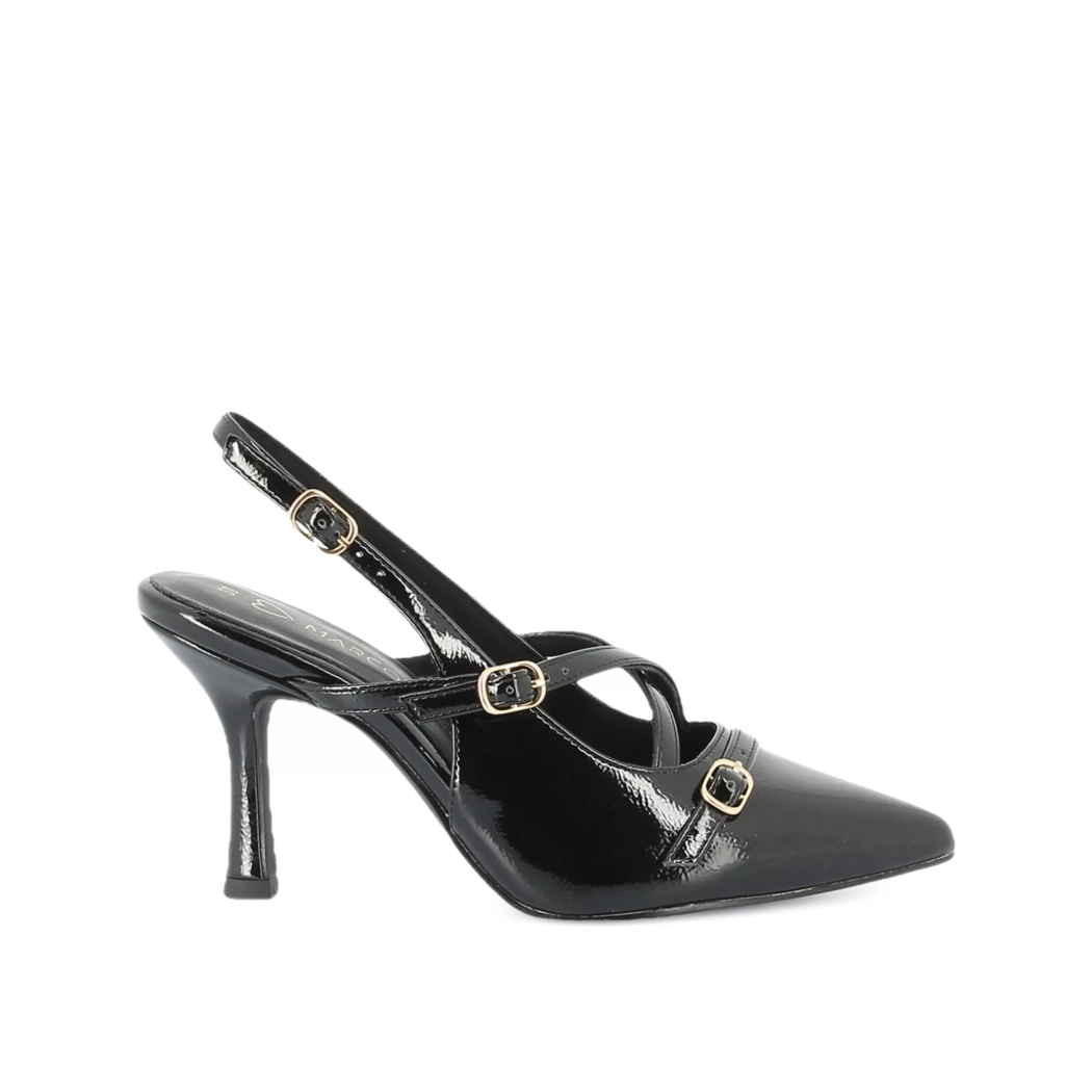 Image (2) de la chaussures Marco Tozzi - Escarpins Noir en Cuir synthétique