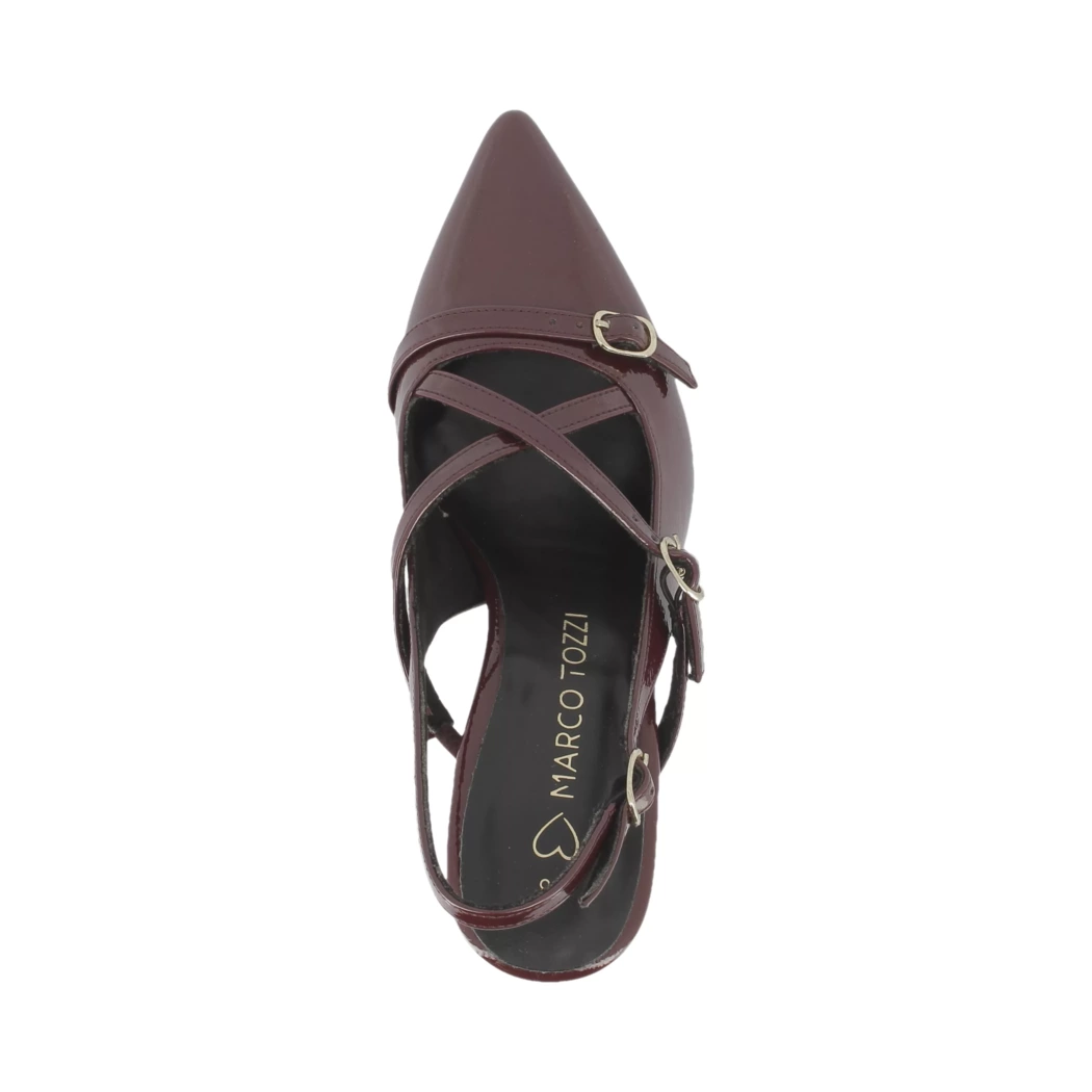 Image (6) de la chaussures Marco Tozzi - Escarpins Bordeaux en Cuir synthétique