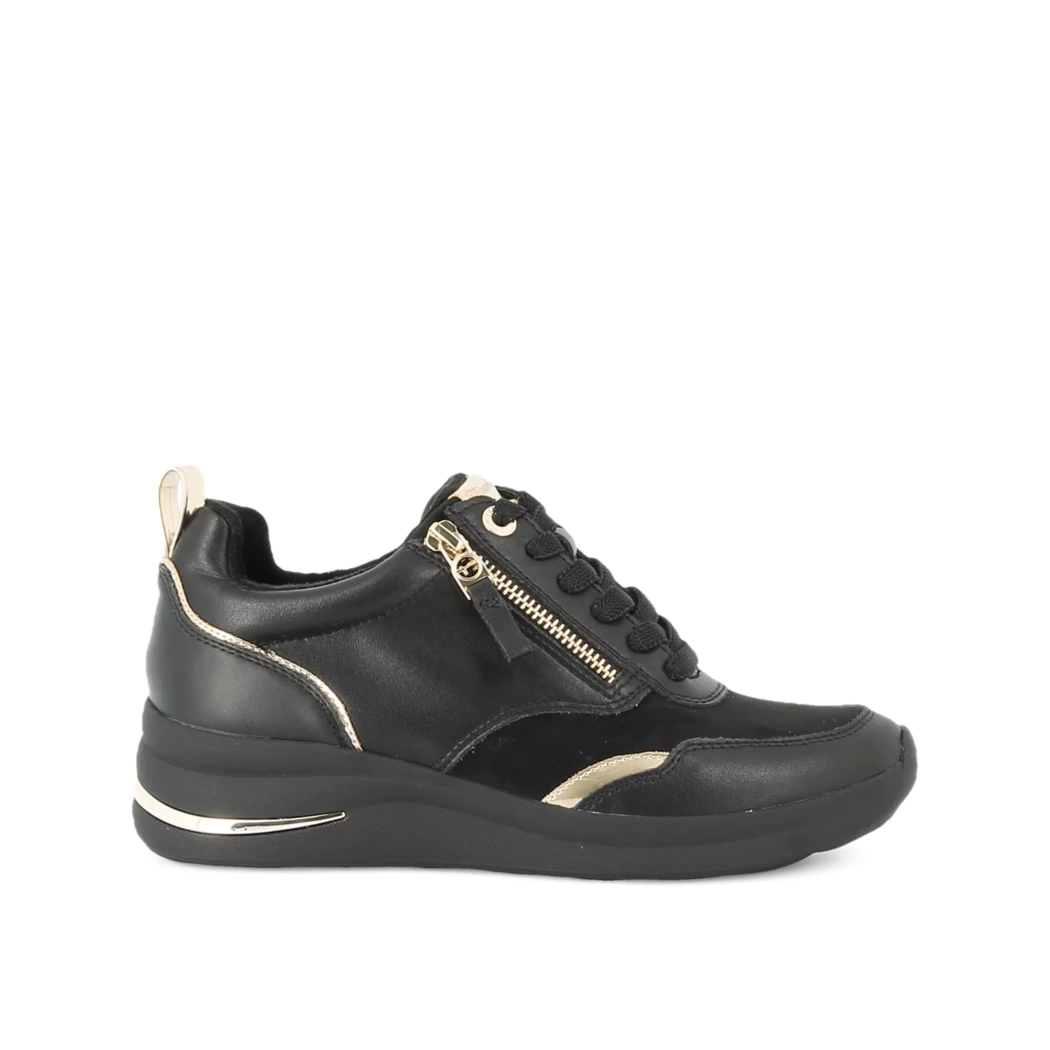 Image (2) de la chaussures Tamaris Comfort - Baskets Noir en Cuir