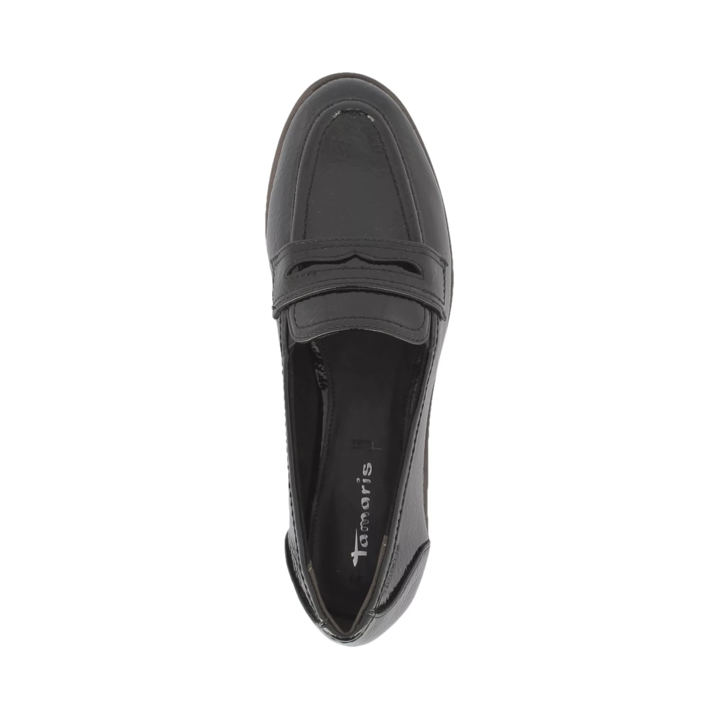 Image (6) de la chaussures Tamaris - Mocassins Noir en Cuir synthétique