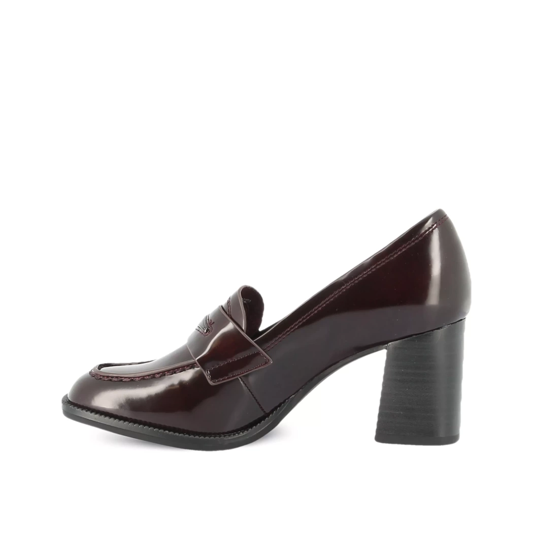 Image (4) de la chaussures Tamaris - Mocassins Bordeaux en Cuir synthétique