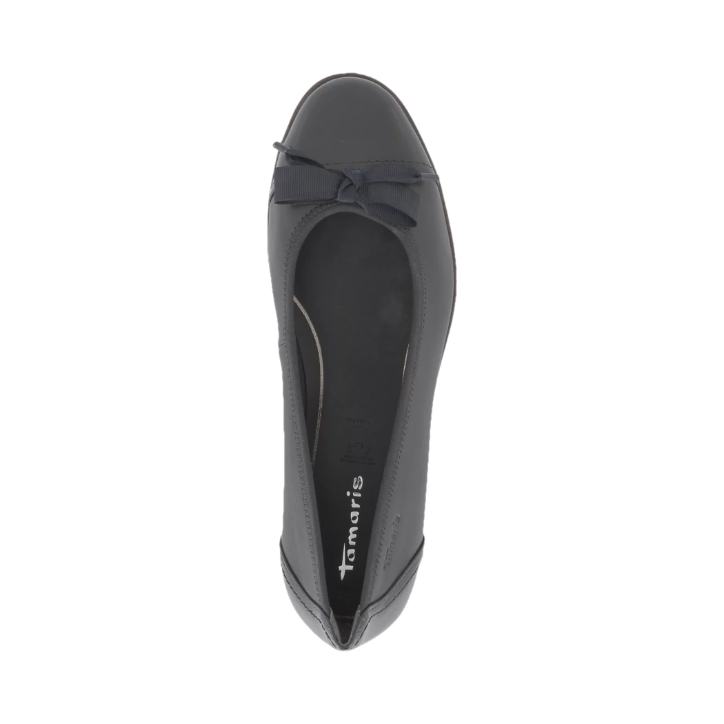 Image (6) de la chaussures Tamaris - Ballerines Bleu en Cuir