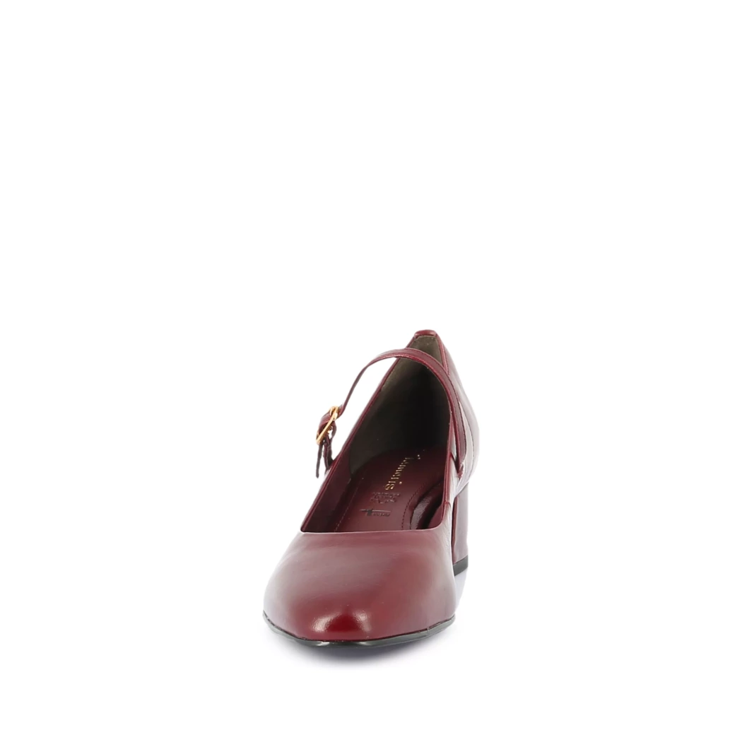 Image (5) de la chaussures Tamaris - Escarpins Bordeaux en Cuir vernis