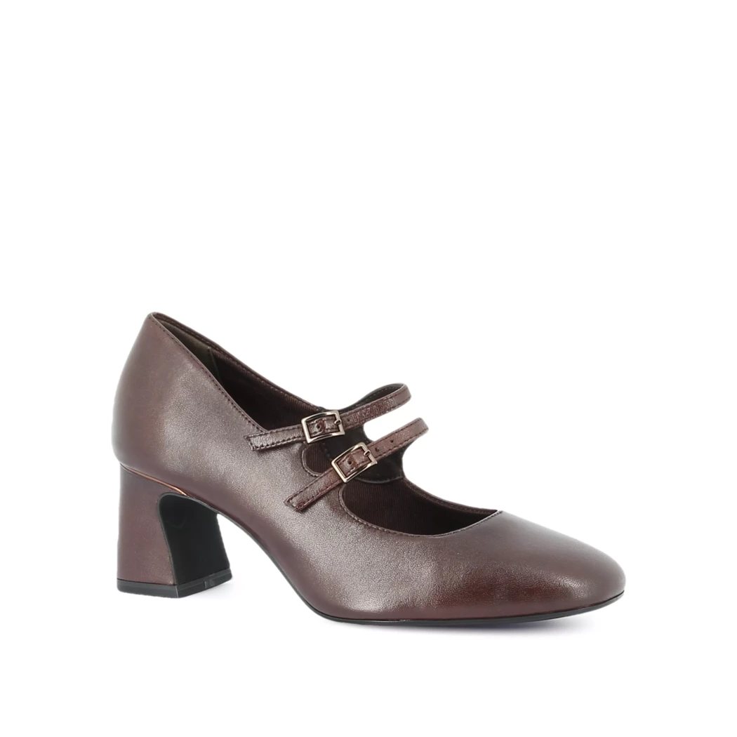 Image (1) de la chaussures Tamaris - Escarpins Marron en Cuir