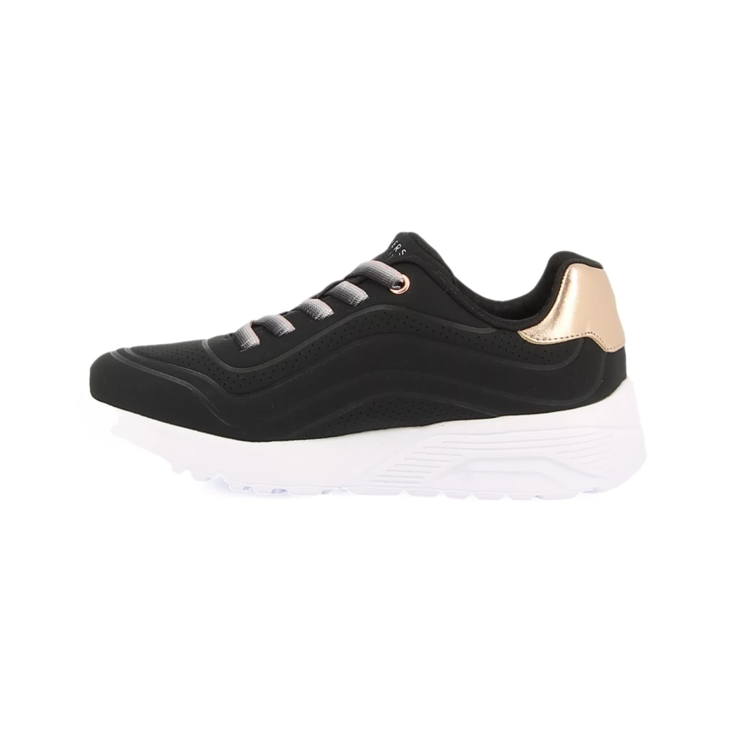 Image (4) de la chaussures Skechers - Baskets Noir en Cuir synthétique