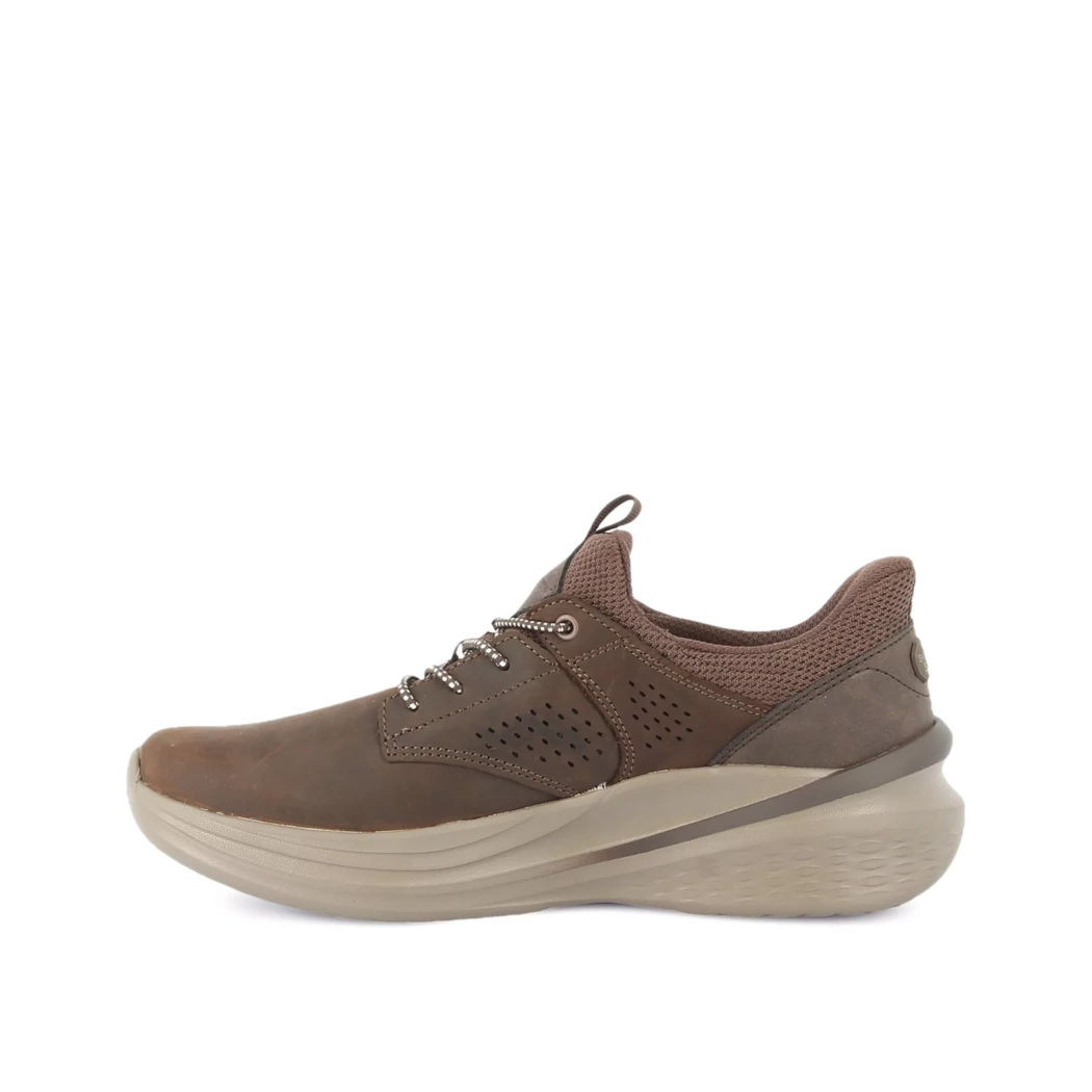 Image (4) de la chaussures Skechers - Baskets Marron en Cuir synthétique