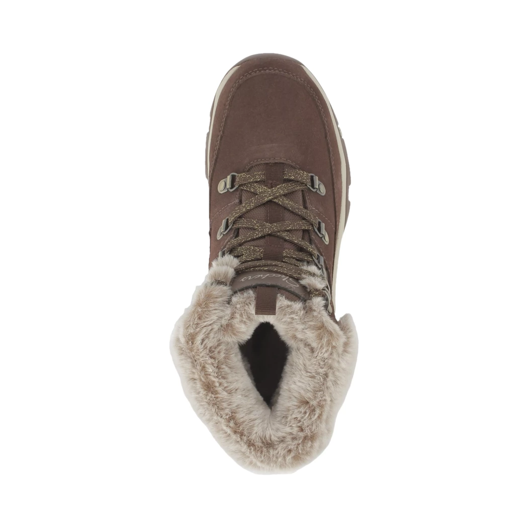 Image (6) de la chaussures Skechers - Bottines Marron en Cuir nubuck