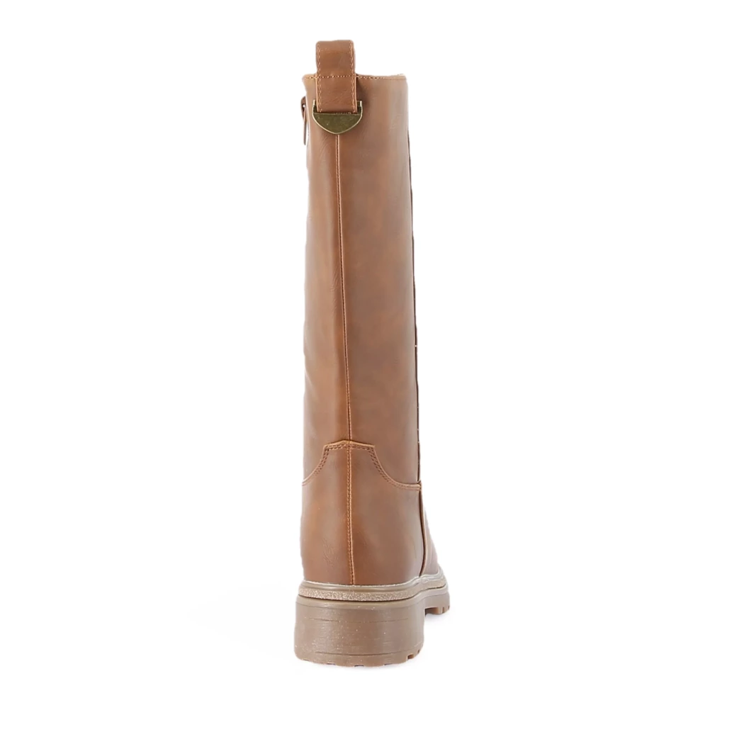 Image (3) de la chaussures Pretty Stories - Bottes Cuir naturel / Cognac en Cuir synthétique