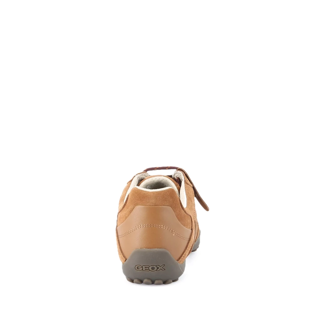Image (3) de la chaussures Geox - Baskets Cuir naturel / Cognac en Cuir nubuck