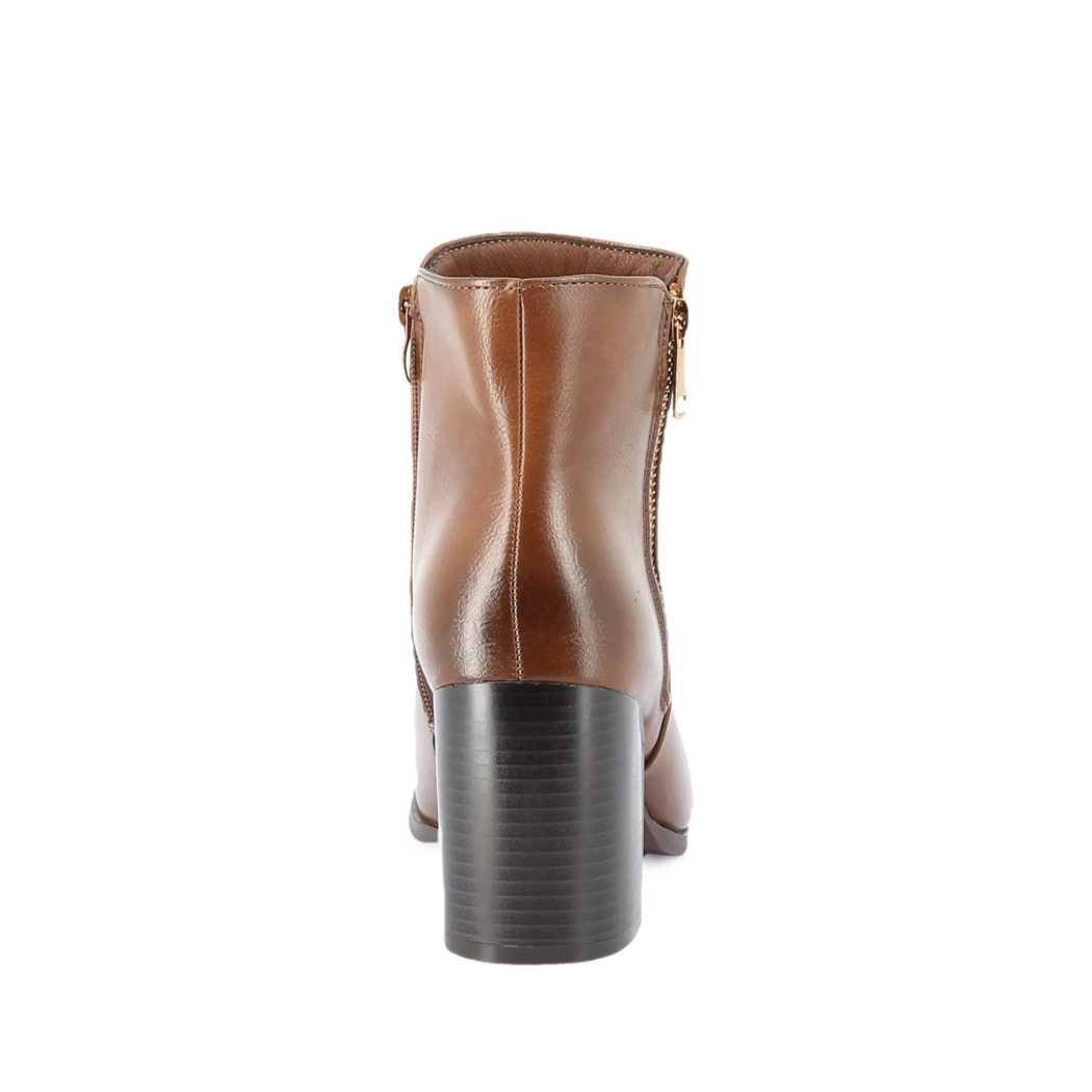 Image (3) de la chaussures Smart Standard - Boots Cuir naturel / Cognac en Cuir synthétique