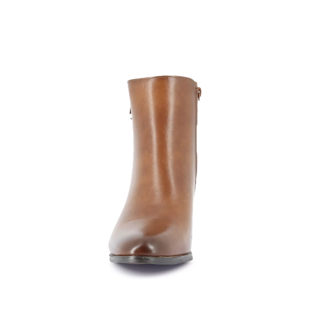Image (5) de la chaussures Smart Standard - Boots Cuir naturel / Cognac en Cuir synthétique
