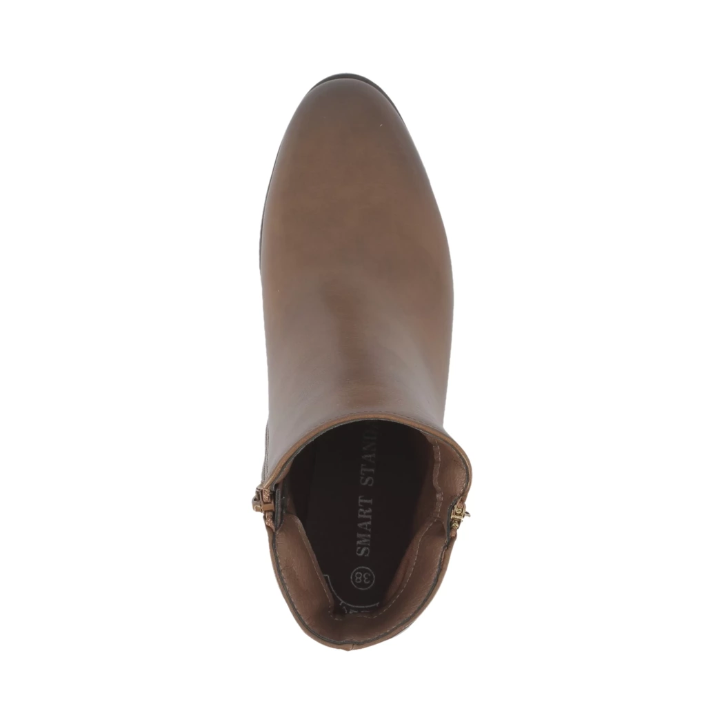Image (6) de la chaussures Smart Standard - Boots Cuir naturel / Cognac en Cuir synthétique