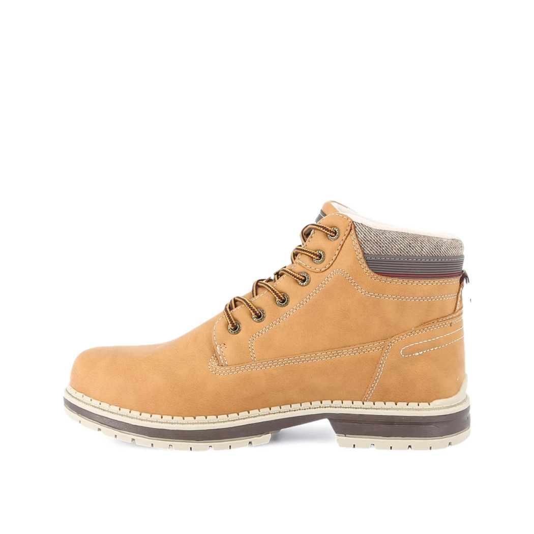 Image (4) de la chaussures Off Road - Bottines Cuir naturel / Cognac en Cuir synthétique