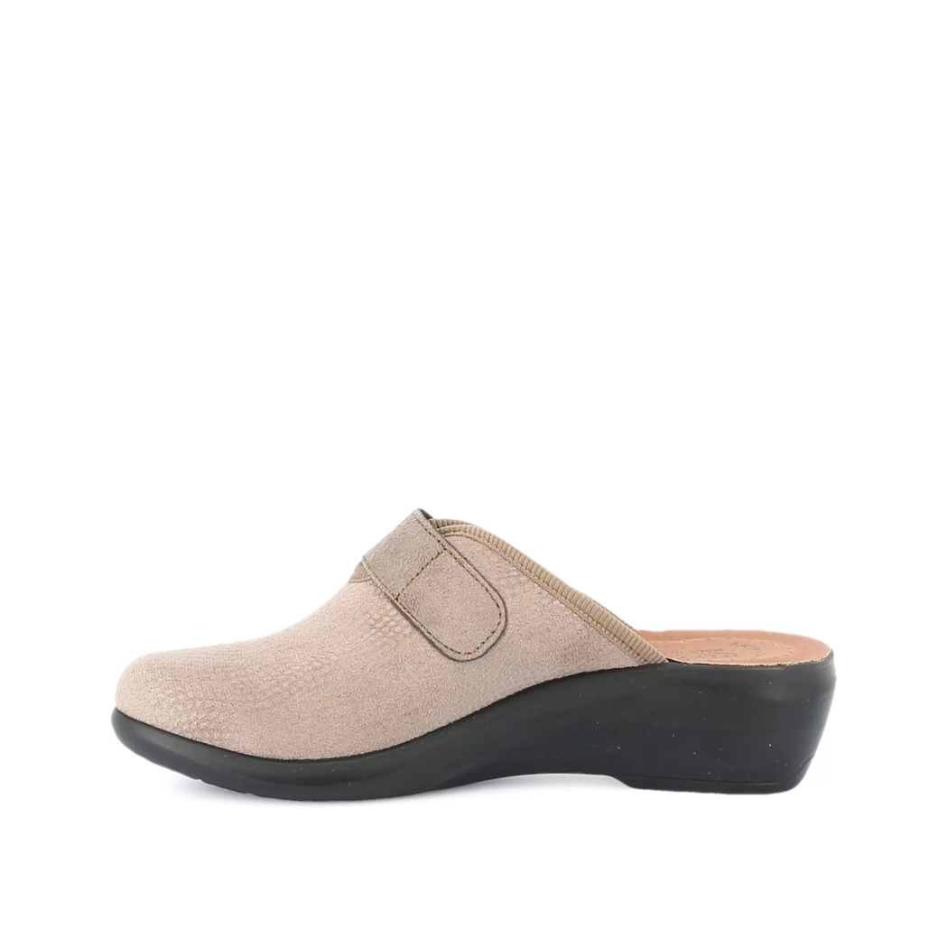 Image (4) de la chaussures Fly Flot - Pantoufles et Chaussons Taupe en Cuir synthétique
