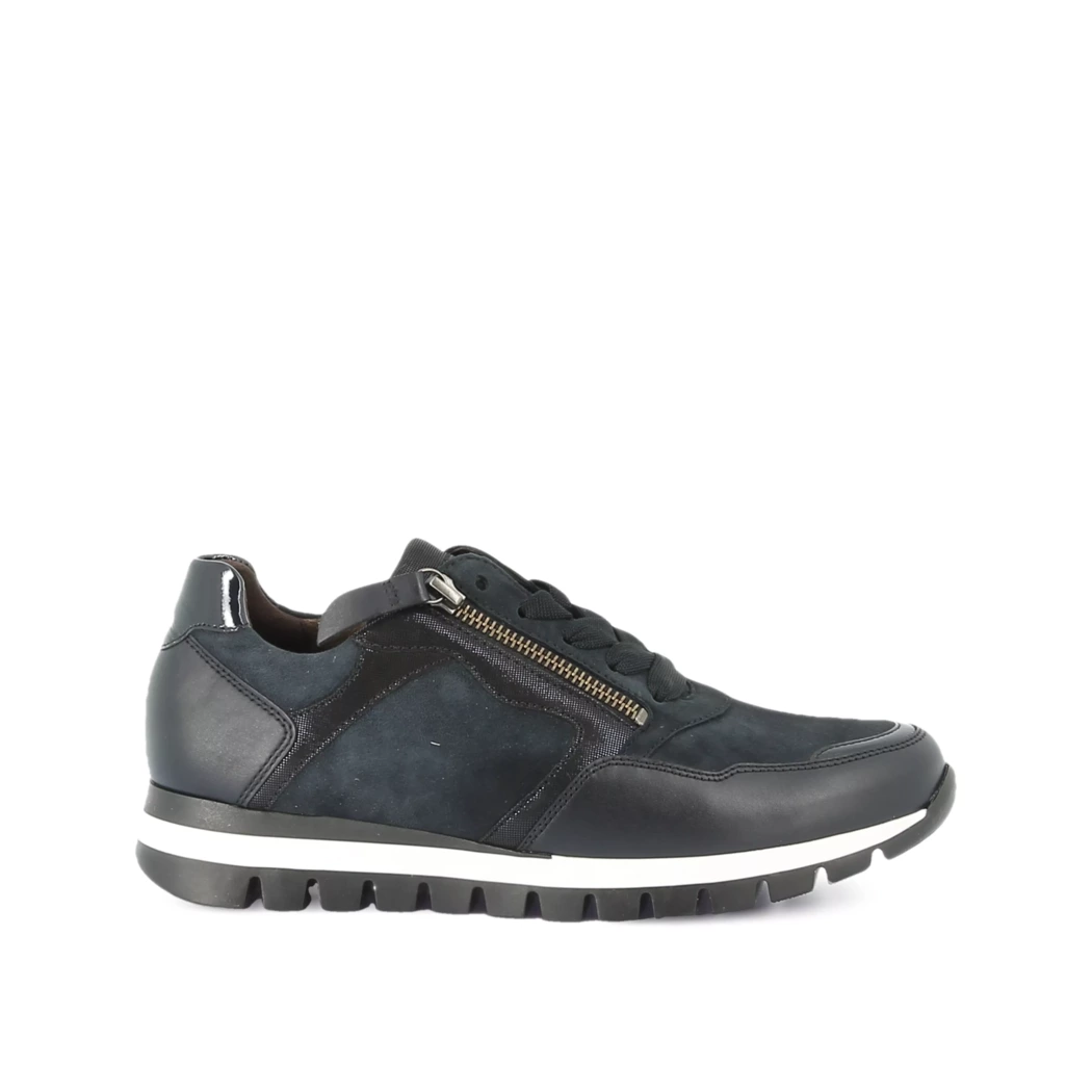 Image (2) de la chaussures Gabor - Baskets Bleu en Cuir