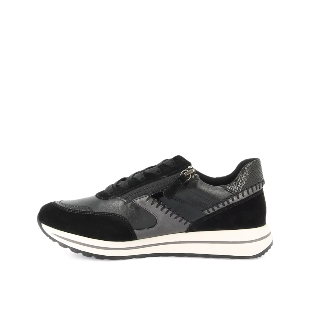 Image (4) de la chaussures Gabor - Baskets Noir en Cuir nubuck