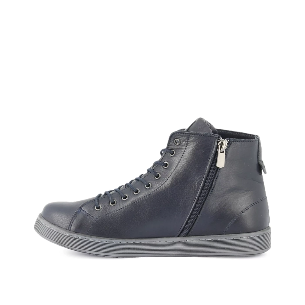 Image (4) de la chaussures Andrea Conti - Bottines Bleu en Cuir