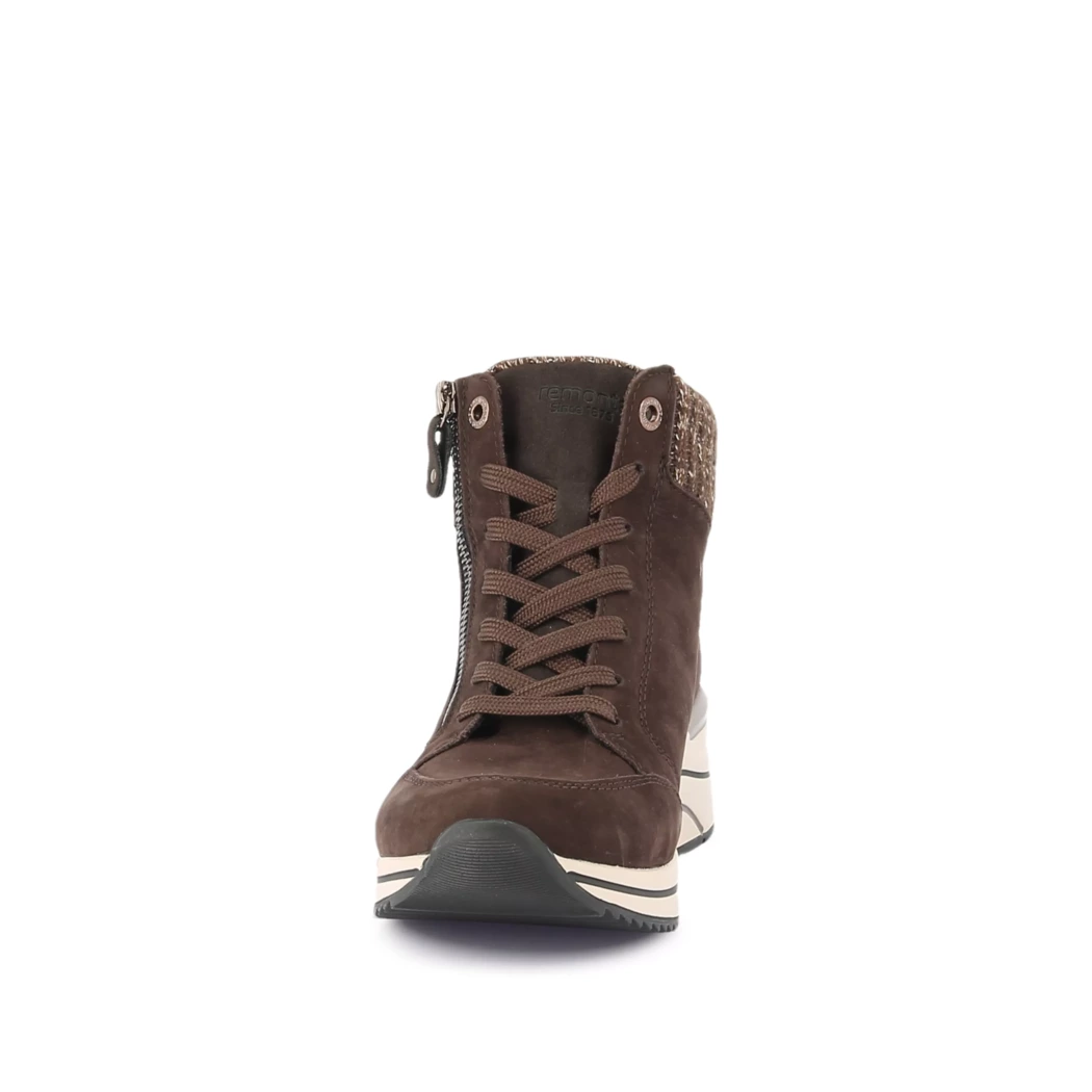 Image (5) de la chaussures Remonte - Bottines Marron en Cuir nubuck