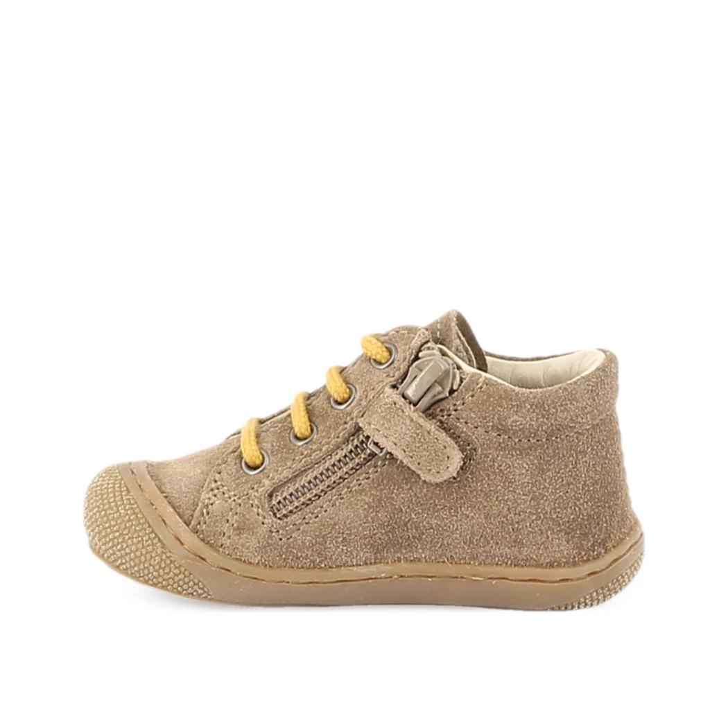 Image (4) de la chaussures Naturino - Bottines Marron en Cuir nubuck