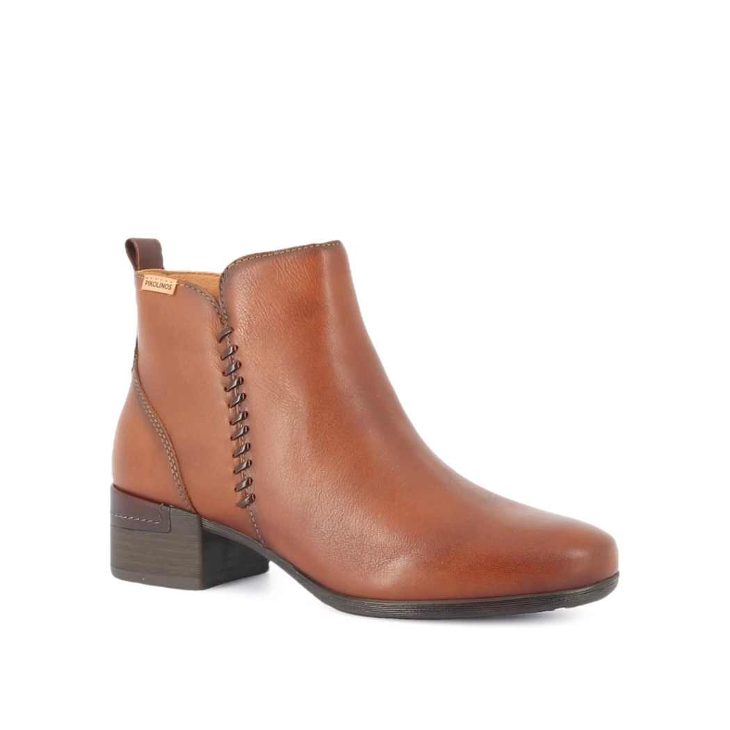Image (1) de la chaussures Pikolinos - Boots Cuir naturel / Cognac en Cuir