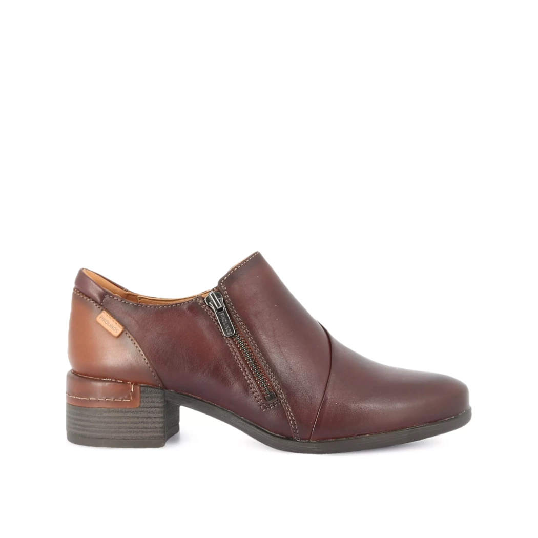 Image (2) de la chaussures Pikolinos - Mocassins Marron en Cuir