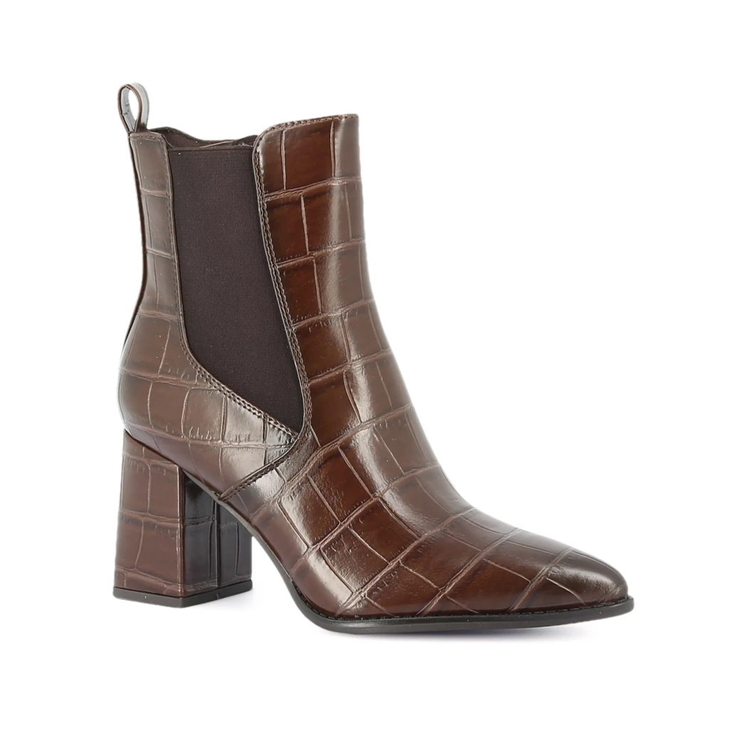 Image (1) de la chaussures Marco Tozzi - Boots Marron en Cuir synthétique