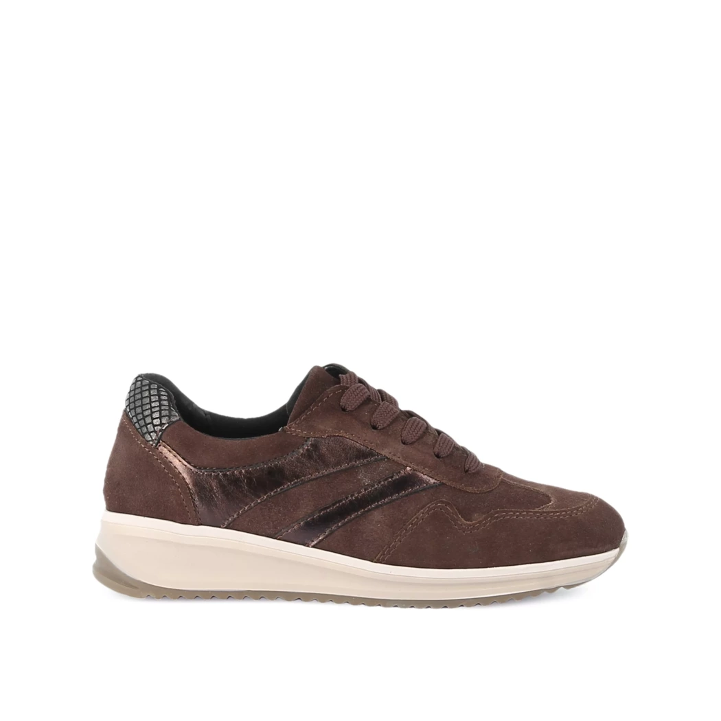 Image (2) de la chaussures Sens - Baskets Marron en Cuir nubuck