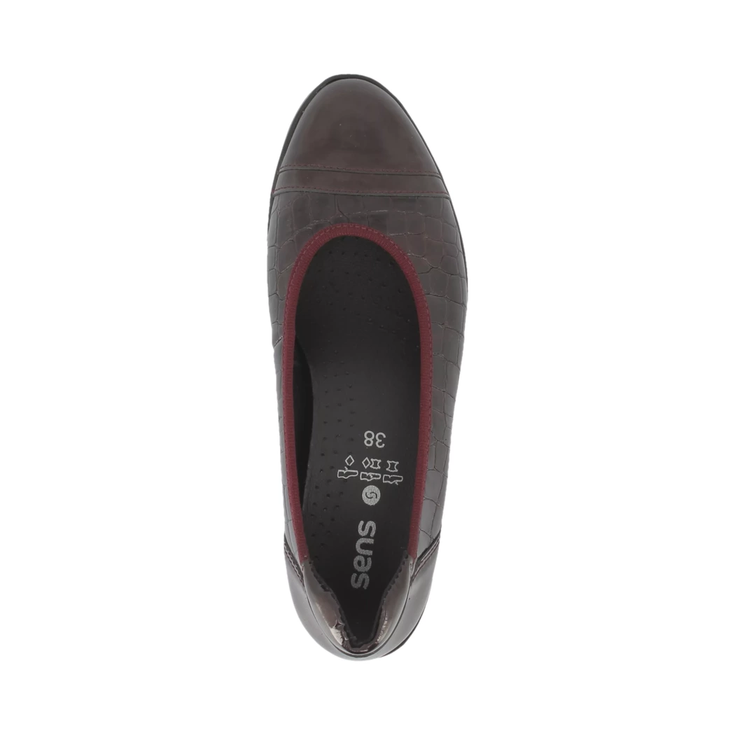 Image (6) de la chaussures Sens - Escarpins Bordeaux en Cuir vernis