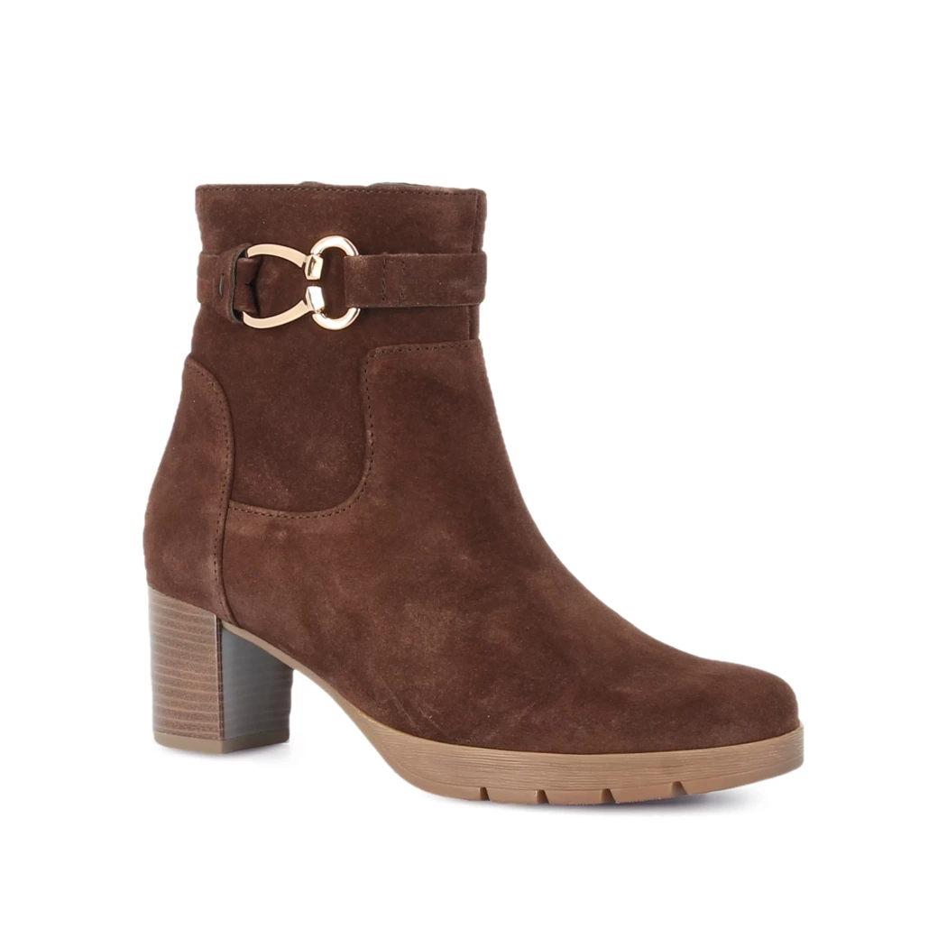 Image (1) de la chaussures Gabor - Boots Marron en Cuir nubuck