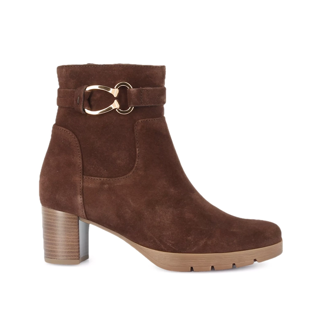 Image (2) de la chaussures Gabor - Boots Marron en Cuir nubuck