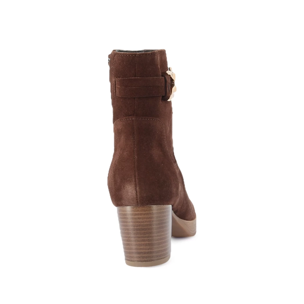 Image (3) de la chaussures Gabor - Boots Marron en Cuir nubuck