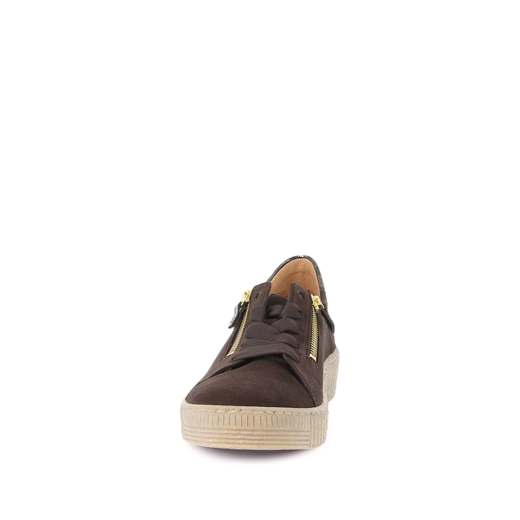 Image (5) de la chaussures Gabor - Baskets Marron en Cuir nubuck