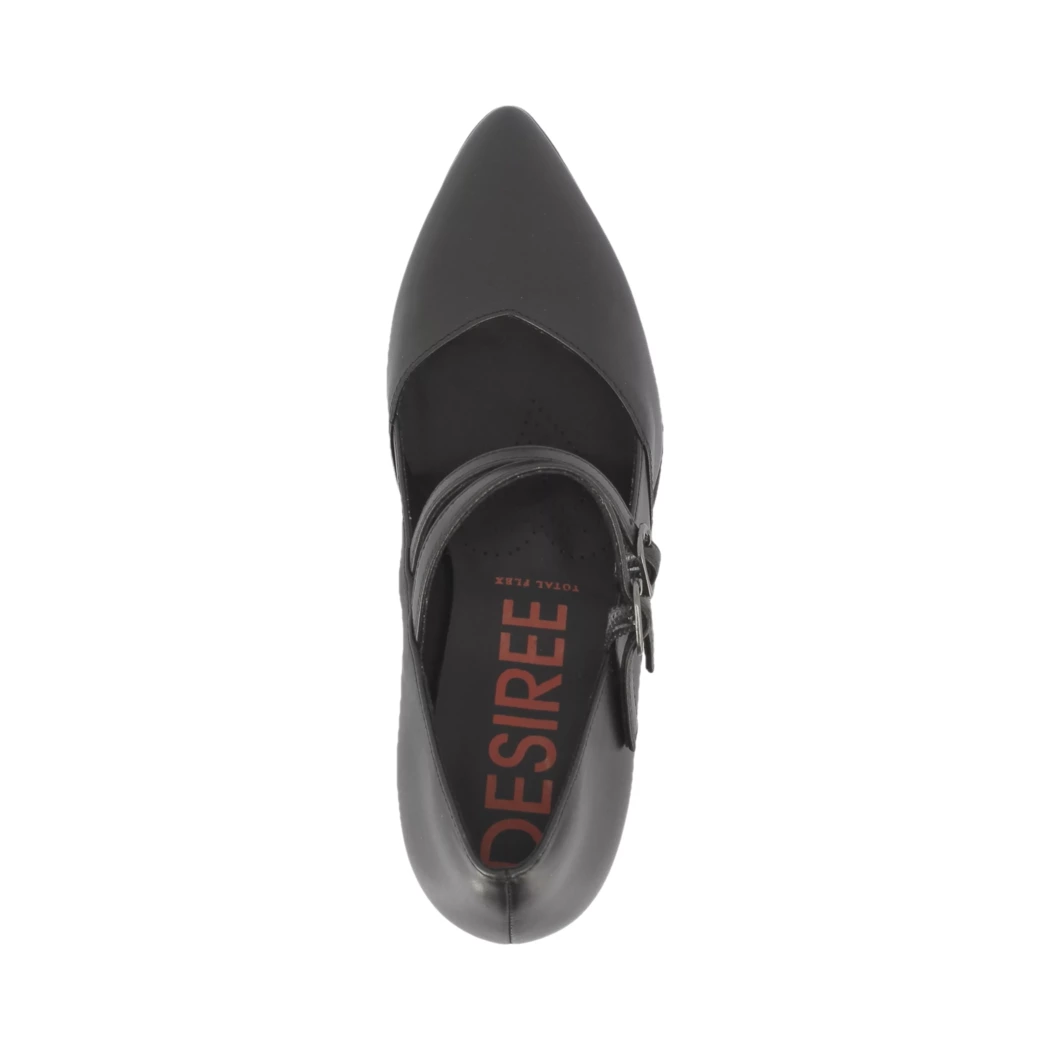 Image (6) de la chaussures Desiree - Escarpins Noir en Cuir