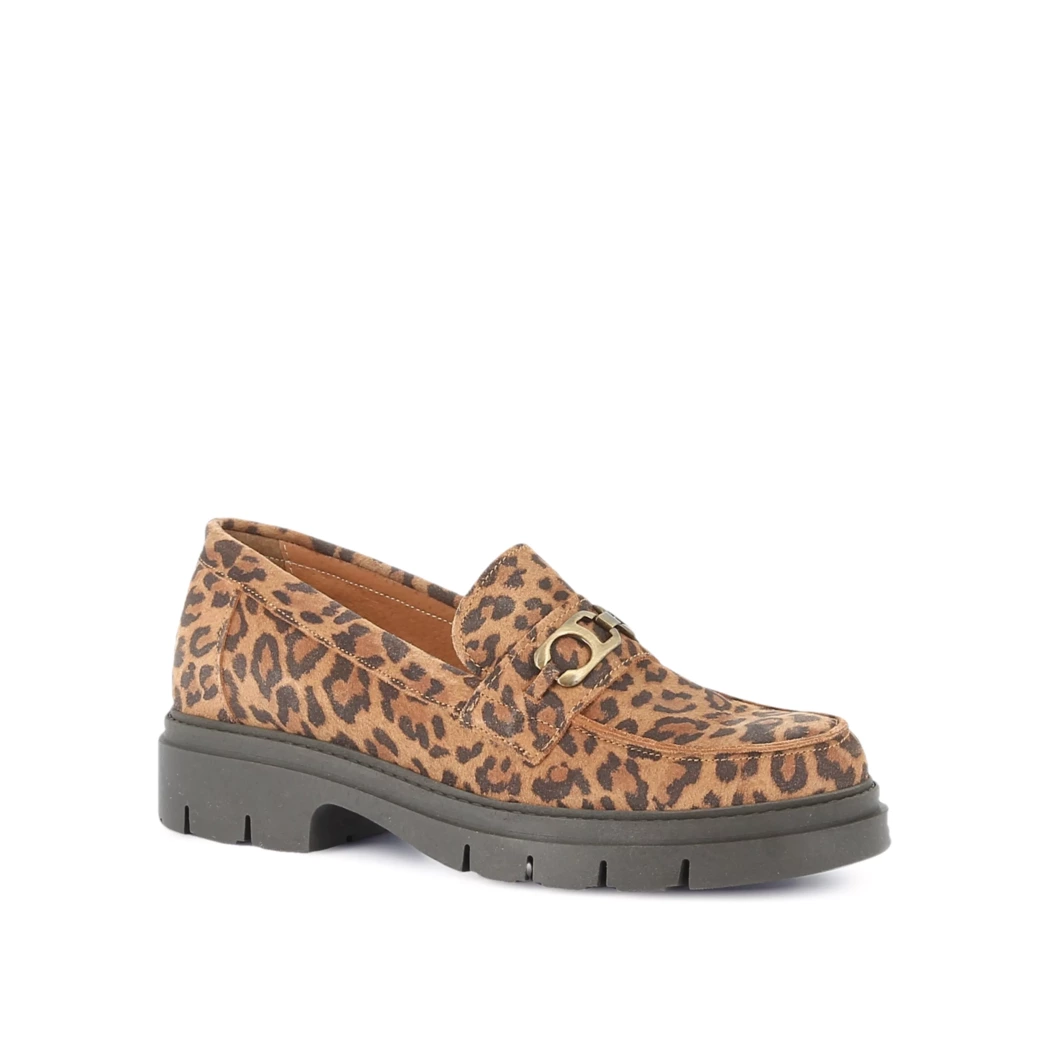 Image (1) de la chaussures Free Monday - Mocassins Marron en Cuir nubuck
