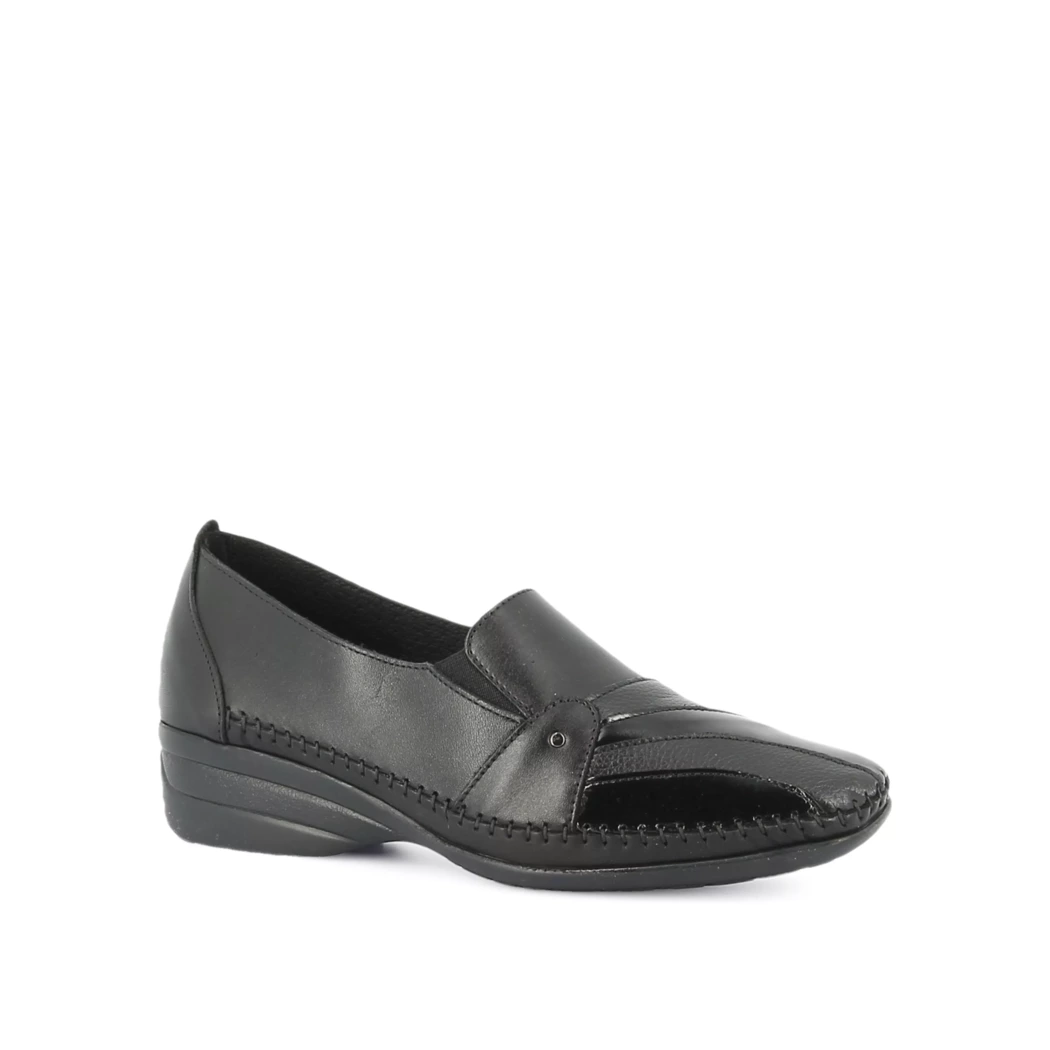 Image (1) de la chaussures Kiarflex - Mocassins Noir en Cuir