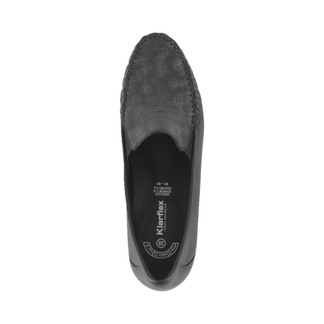 Image (6) de la chaussures Kiarflex - Mocassins Noir en Cuir